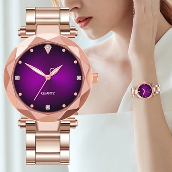 

Luxury Rose Gold Bracelet Women Wrist Watch 2018 Ladies Magnet Starry Sky Watches Female Wristwatch reloj mujer relogio feminino