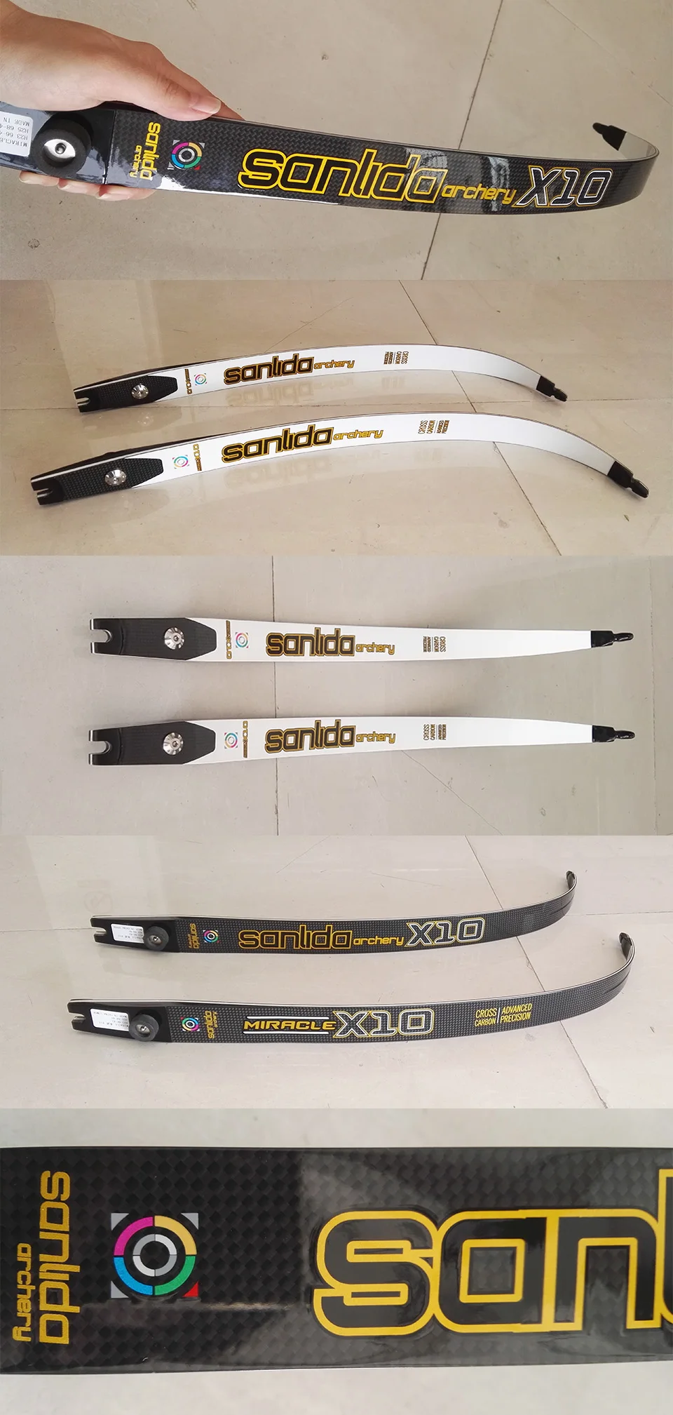 Details about Sanlida Miracle X10 Recurve Limbs 70 in 30 lbs. Details about Sanlida Miracle X10 Recurve Limbs 70 in 30 lbs.
