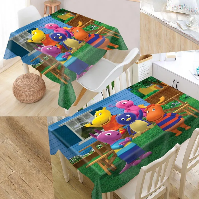 Заказная задняя крышка стола Оксфорд влагостойкая скатерть может мыть скатерти для кухни свадебное оформление отеля - Цвет: tablecloth