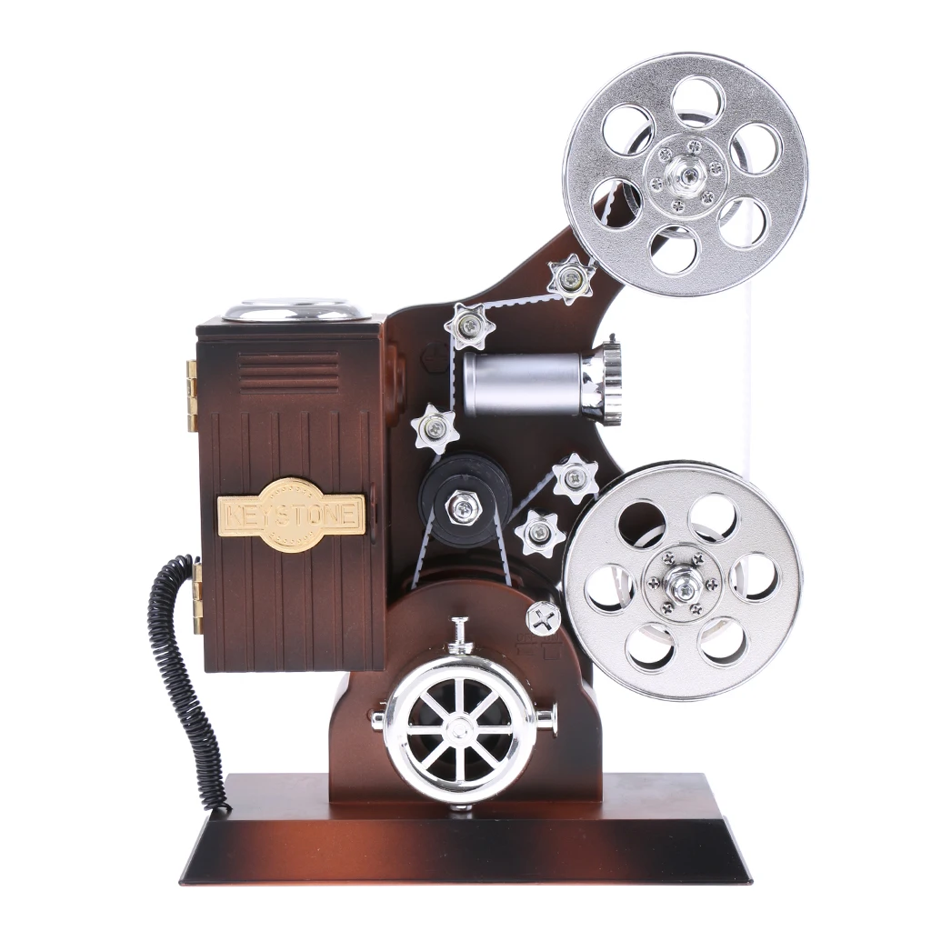 New Arrivals Retro Creative Typewriter Wind Up Music Box Clockwork Toy Desktop Supplies for Children Kids Toys Birthday Gift