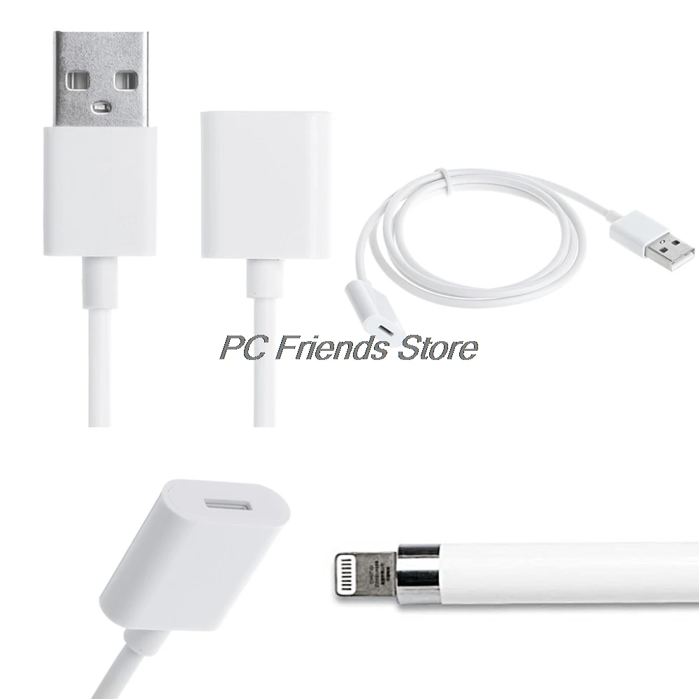 

1.5m USB Male To Lighting 8-Pin Female Charge Adapter Cable For iPad Pro Pencil X6HA