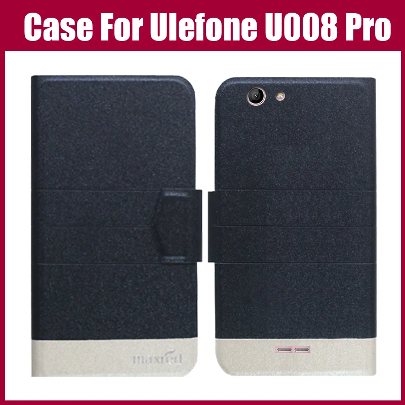 

Hot Sale! Ulefone U008 Pro Case New Arrival 5 Colors Fashion Flip Ultra-thin Leather Protective Cover For Ulefone U008 Pro Case