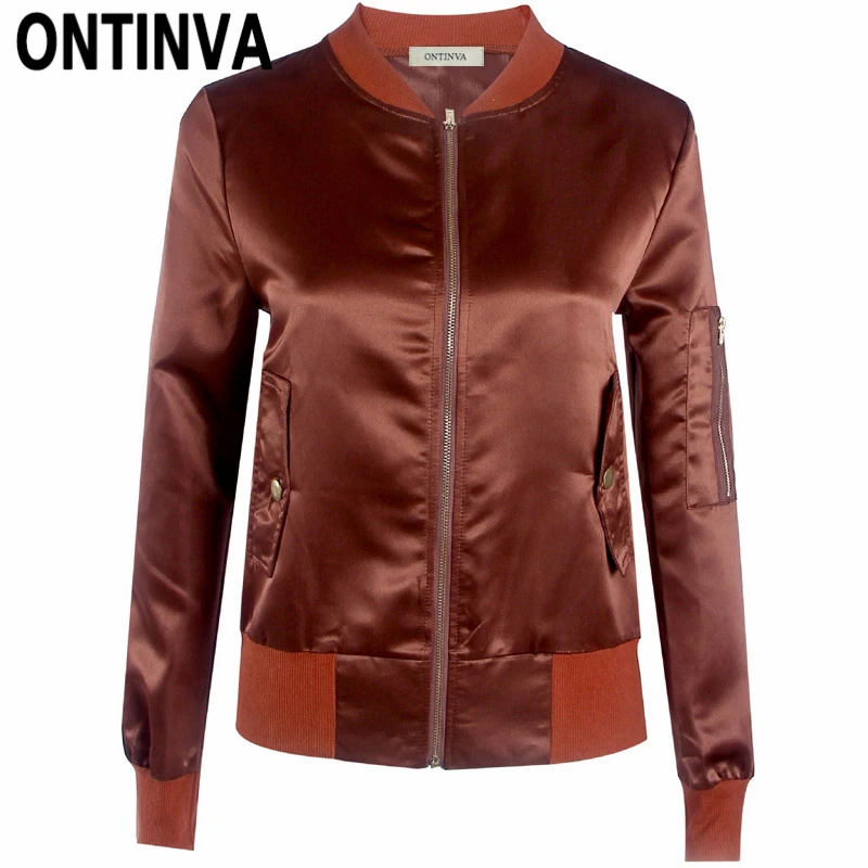 

2019 Fall Winter Fashion Jackets for Women Outwear Pink Black Coffee Color Long Sleeve with Zipper Pocket Jaqueta Feminina Coat