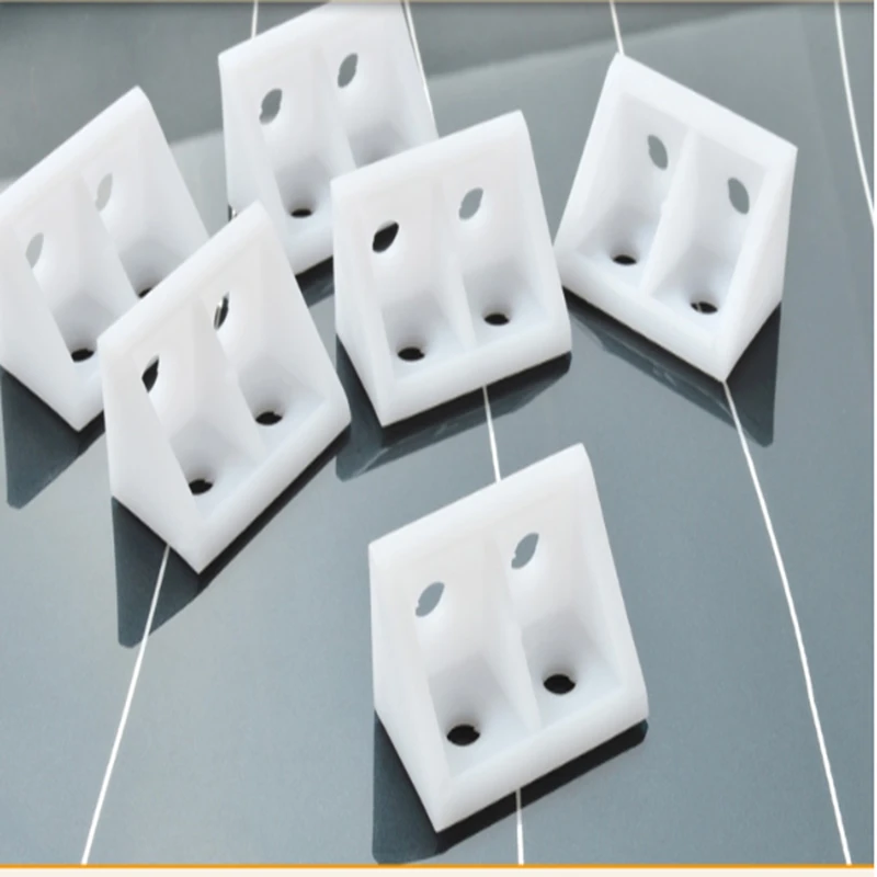 20pcs Plastic corner code 90 degree right angle bracket fixed angle