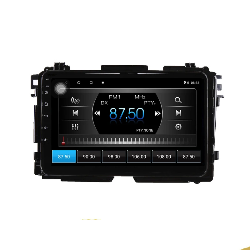 Excellent 9" 4G RAM 2.5D IPS 8 CORE Android 9.1 Car DVD Multimedia Player GPS For Honda HR-V XRV Vezel 2013 2014-2018 car radio navigation 3