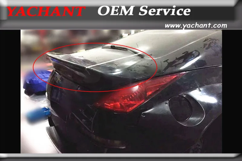 

Car-Styling Carbon Fiber Rear Spoiler Fit For 2002-2008 350Z Z33 RB V2 Style Rear Trunk Spoiler Wing
