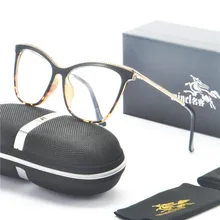 Негабаритные женские очки «кошачий глаз» оправа оптические очки Женские винтажные очки рама рецепт очки с коробкой FML