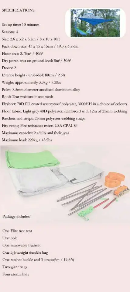 Flite-tree tent