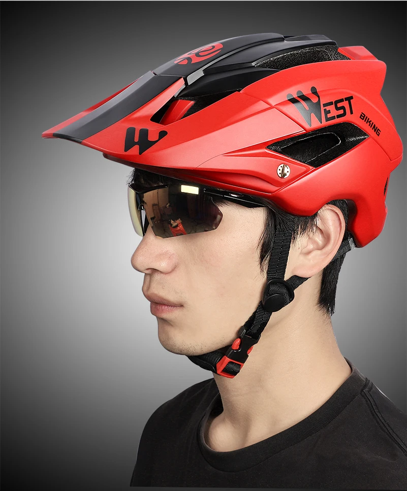 WEST BIKING велосипедный шлем ультралегкий литой велосипедный шлем защитные шапки для горных велосипедов MTB велосипедный шлем Casco Ciclismo 5 стилей