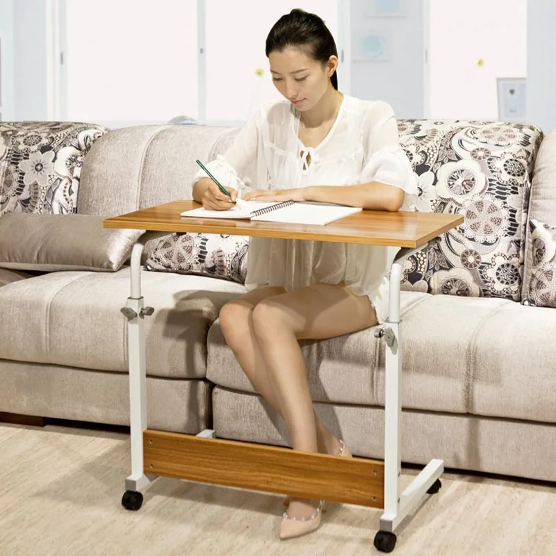 Tea table moveable coffee table home furniture kongfu tea desk easy computer table with storage bag organizer