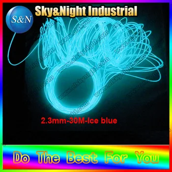 

Brightness Ice blue flexible neon rope-30M only without Inverter(rope has ten colors for your choosing)+Free shipping