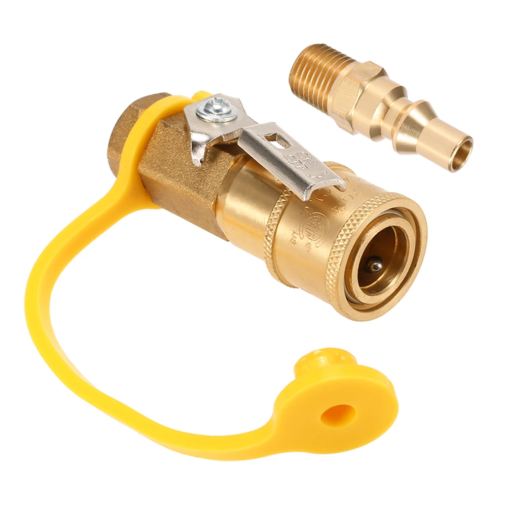 /Lixada sólido cobre NPT de Gas Natural, conexión rápida accesorios de propano manguera de desconexión rápida Kit de estufa de Gas accesorios