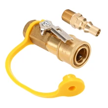 /Lixada sólido cobre NPT de Gas Natural, conexión rápida accesorios de propano manguera de desconexión rápida Kit de estufa de Gas accesorios