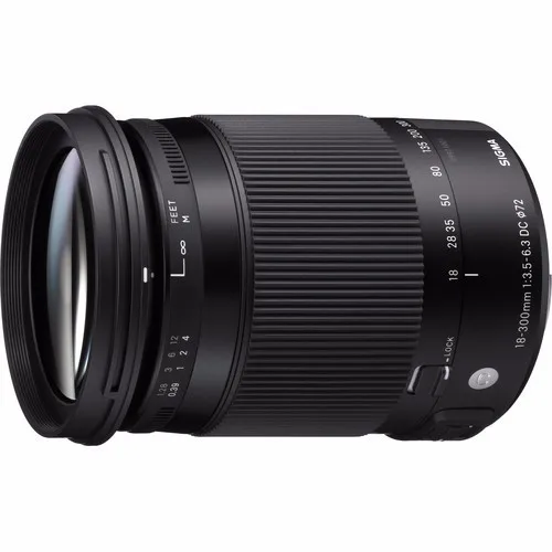 Sigma 18-300 мм f/3,5-6,3 DC MACRO OS HSM современный объектив для Nikon D3300 D5300 D90 D7000 D7100 D300