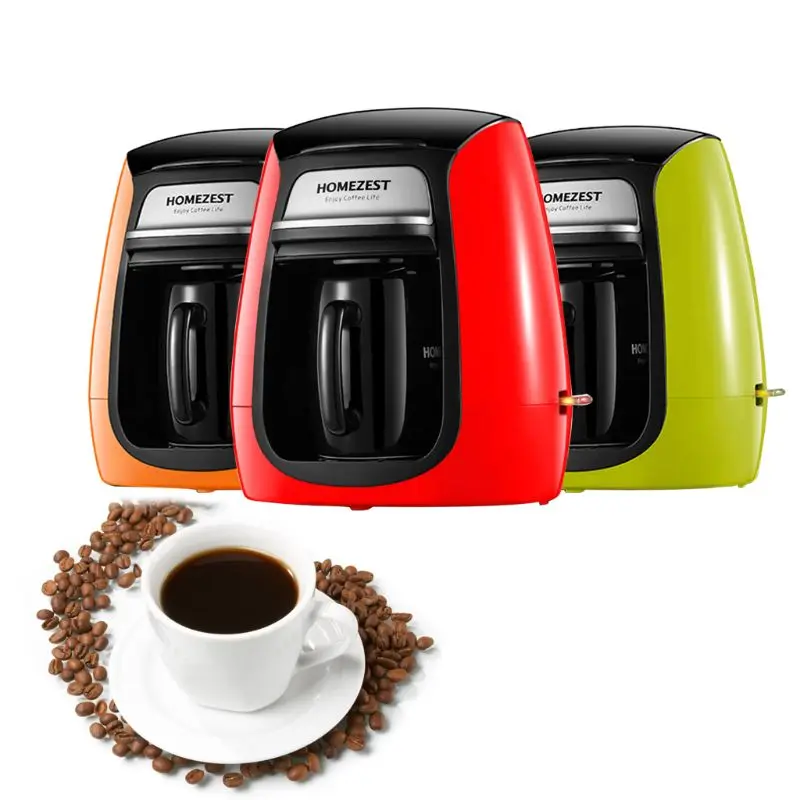 Coffee Maker With Single Cups Full-automatic Household 220V 600W quick brewing Anti-dry Food grade American Coffee Machine