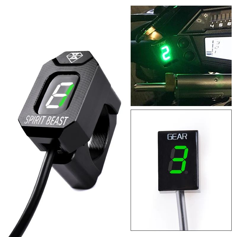 Indicatore Di Marcia Moto Per Suzuki Sv1000 Sv 1000 2003-2009 Moto Digital Meter 1-6 Level Moto Accessori Anello Fisso
