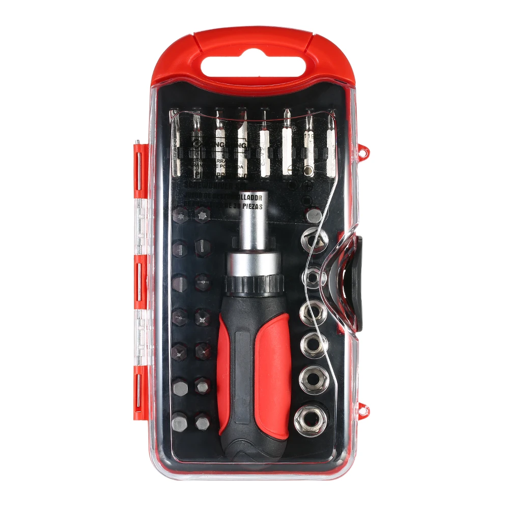 30PCS Multifunction Screwdriver set Socket Screwdrivers with Bits