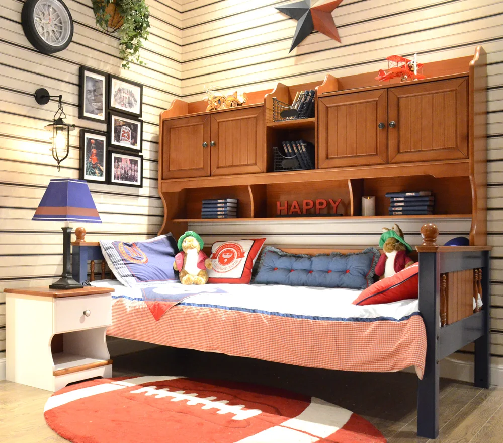 Flash Deal lighting romantic coffee shop British wind cloth table lamps retro children bedroom bedside lamp bar blue table lights ZA 7