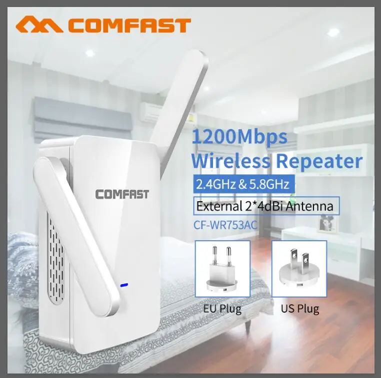 

5Ghz 1200Mbps Wi-fi Router/Repeater/Access Point High Power Dual Band Gigabit Wireless WiFi Range Wi fi Signal Amplifier Router