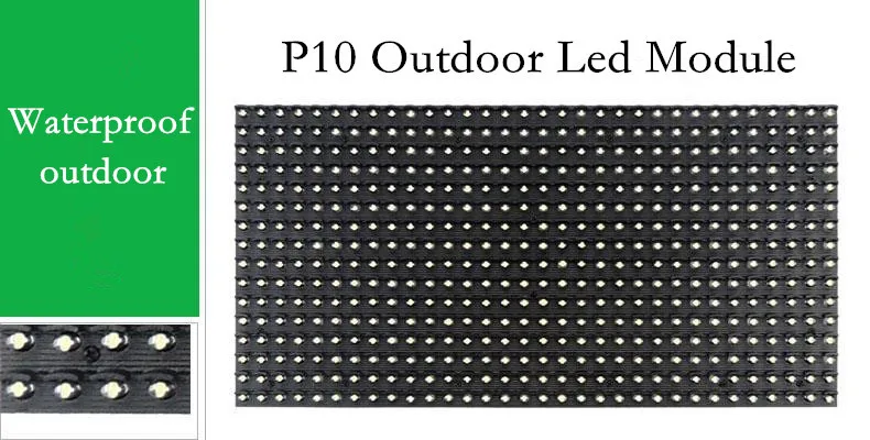 320*160 мм открытый высокая яркость белый P10 Светодиодный модуль для одного цвета светодиодный дисплей прокрутка сообщение LED знак