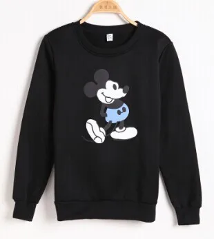

Spring Autumn Long Sleeve Casual Sweatshirts Thin Pullover Female Cartoon Mouse Print Sweatshirt Women Hoodies