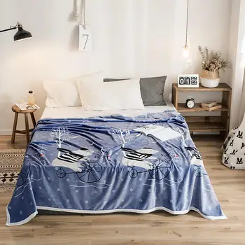 

Quality Quality Blanket Winnter Warm Blanket Flannel Fleece Bed Sheet Sofa/Airplane/Bedding/Travel Throw Blankets Bedspread