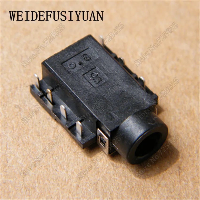 50 100PCS Audio Jack Plug Headphone MIC Port for Lenovo Asus Acer Dell 7 Pin Headphone Microphone Socket Connector
