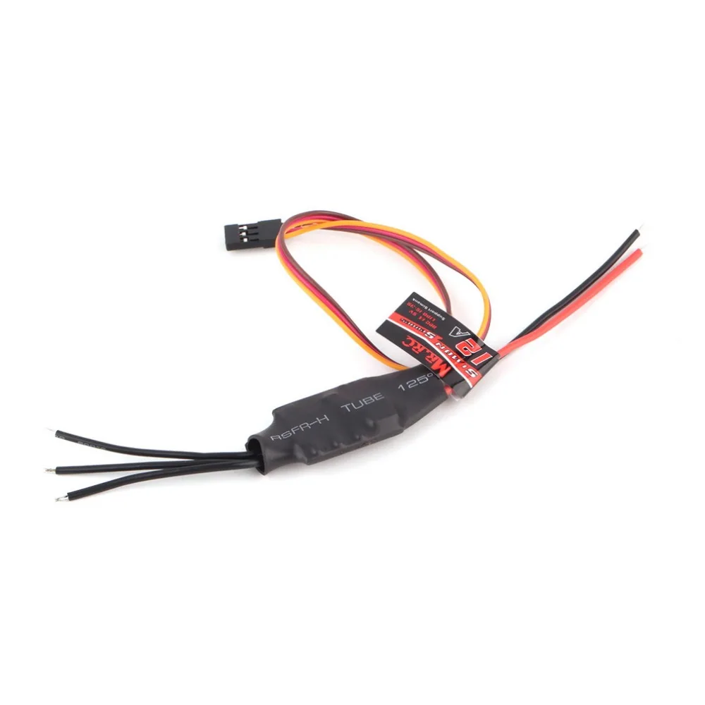 Contrôleur de vitesse ESC 12A SimonK installé sur un bras de drone FPV QAV250, prêt pour le vol.