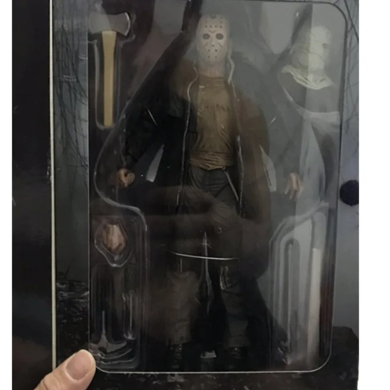 HTO NEW NECA 2009 JASON Friday 13 Remake Voorhees Deluxe Edition Ultimate фигурки из ПВХ коллекция модель игрушка