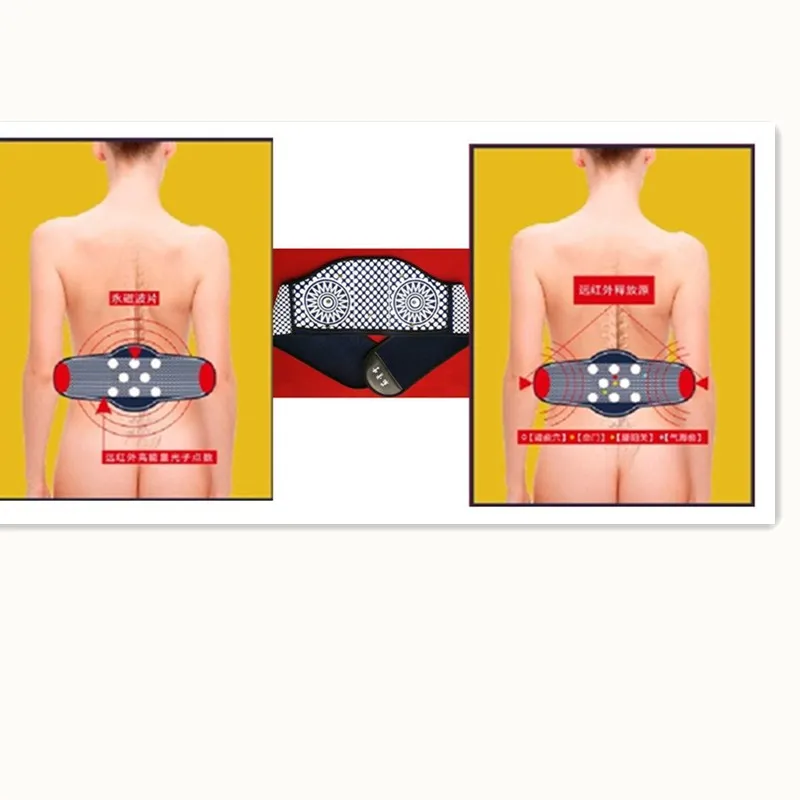 

1 piece Far-infrared Magnetic waist belt waist trimmer brace healing acupuncture for backache lumbar muscle strain support