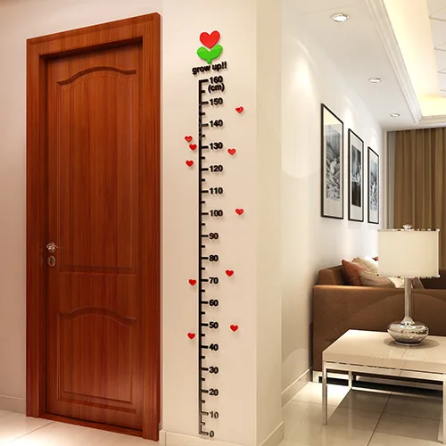 

Wall-Stickers3D Baby Height Decorative Kindergarten Children's Room Picture