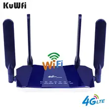 KuWfi 4G LTE CPE Router 300Mbps CAT4 Wireless CPE Routers Unlocked Wifi Router 4G LTE FDD RJ45Ports&Sim Card Slot Up to 32users KuWfi 4G LTE CPE Router 300Mbps CAT4 Wireless CPE Routers Unlocked Wifi Router 4G LTE FDD RJ45Ports&Sim Card Slot Up to 32users