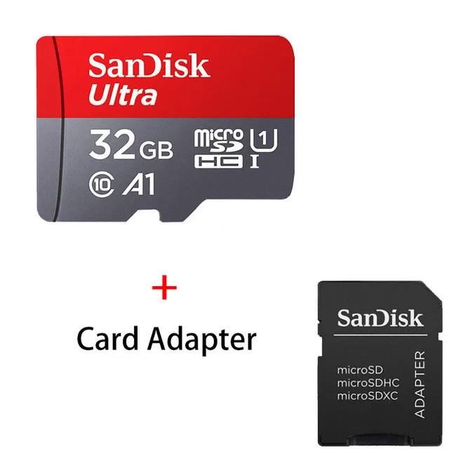 Двойной флеш-накопитель sandisk класса 10 карты памяти micro sd карта td 16 Гб оперативной памяти, 32 Гб встроенной памяти, 64 ГБ 128 80 Слот для карт памяти для телефона Мб/с и планшетные ПК ноутбук - Емкость: SDK-A1-32GB