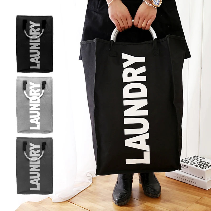 جديد سلة الغسيل القذرة صندوق تخزين ملابس سلة تعوق طوي أكسفورد القماش سلة الغسيل سلة للماء في الحمام