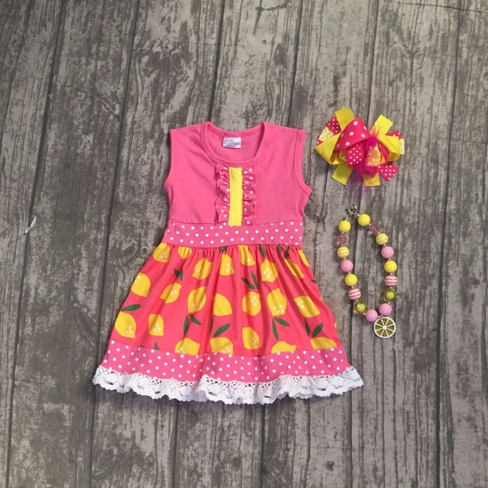 baby girls summer dress clothes girls lemon dress children girls boutique milk silk lace dress kids lemon dress with accessories baby girls summer dress clothes girls lemon dress children girls boutique milk silk lace dress kids lemon dress with accessories