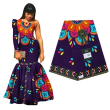 Красивая хлопок Анкара африканская расписаная восковая ткань настоящий голландский воск ткань высокого качества 6 ярдов для платья Горячая Распродажа узор