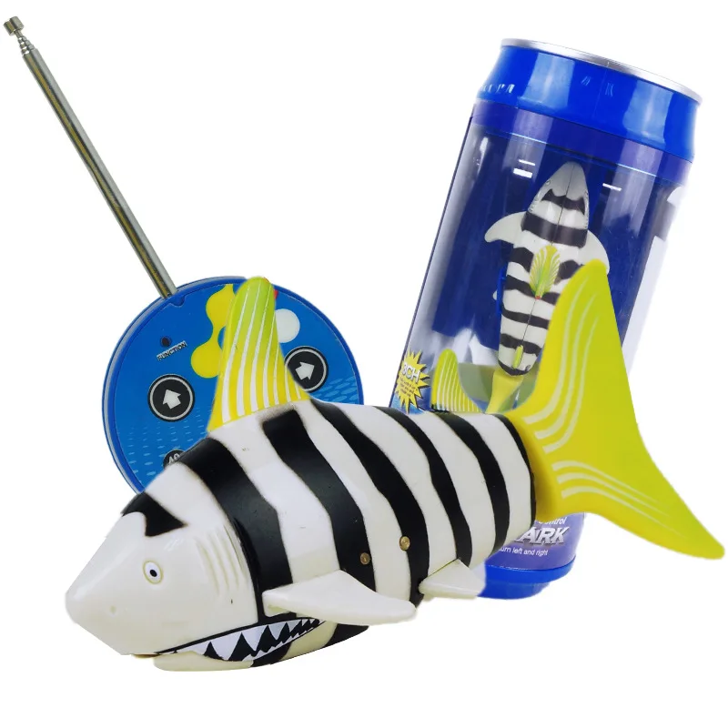 Мини RC акула дистанционного управления животных симулятор подводной лодки игрушки для детей играть в ванну