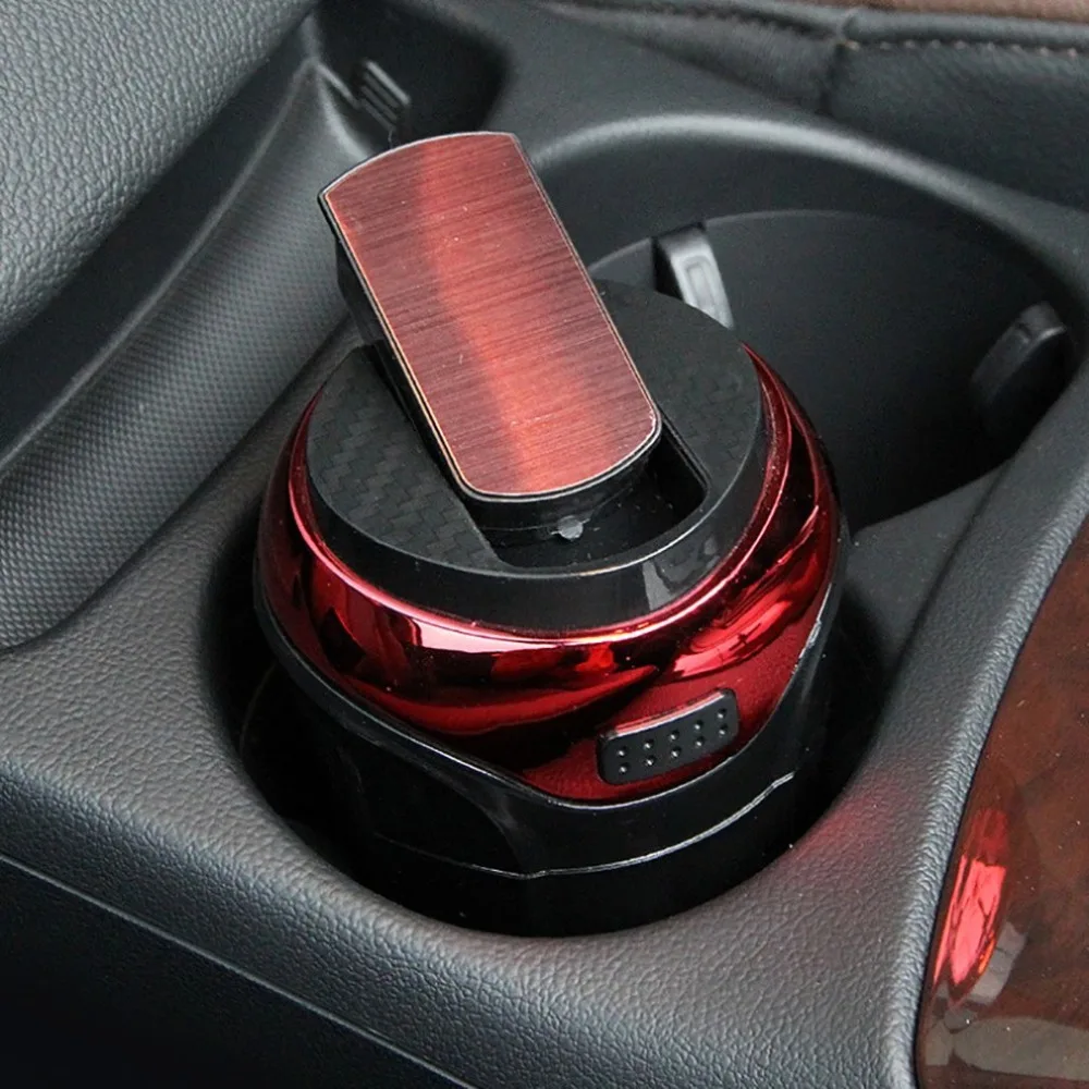 Автомобильная пепельница может быть освещена со светодиодными лампами Американский прикуриватель 12-24 в 10 А двойной размер прикуривателя