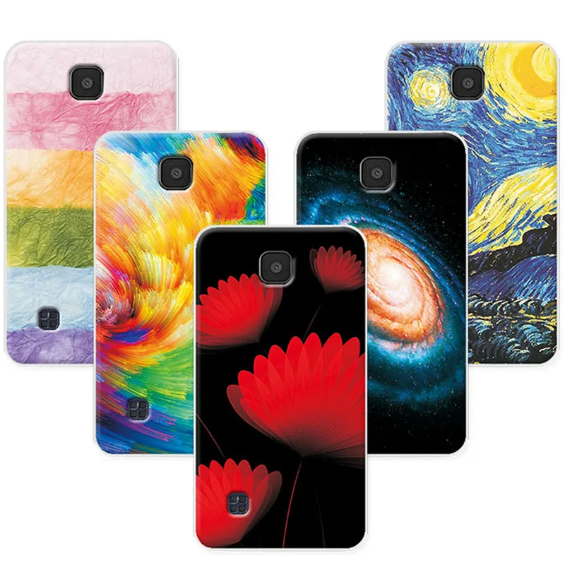 

Soft TPU Coque For LG K3 LTE 4G K100 K100D Case Cover Flowers Scenery Painting Phone Cases For LG K3 Lte 4G 4.5" Silicone Funda
