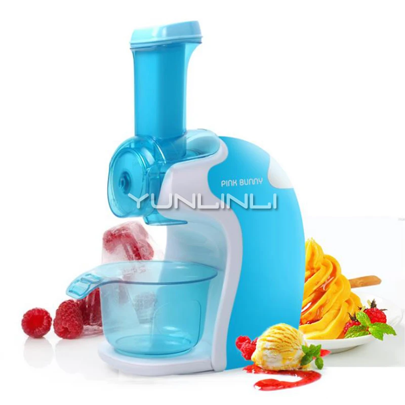 YUNLINLI 220V машина для приготовления Фруктового мороженого портативная домашнего DIY