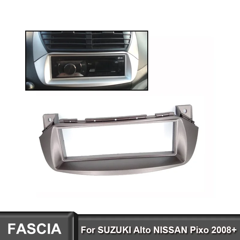 Панель для SUZUKI Alto NISSAN Pixo 2008 + компакт-диска автомобиля Радио 1 DIN стерео Даш