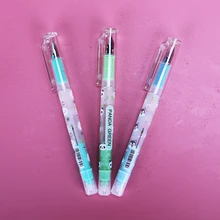 1 шт. стираемые перьевые ручки с рисунками животных, чернильные перьевые ручки 0,5 мм для студентов, каллиграфии, подписные ручки для студентов, школьные, офисные, для письма