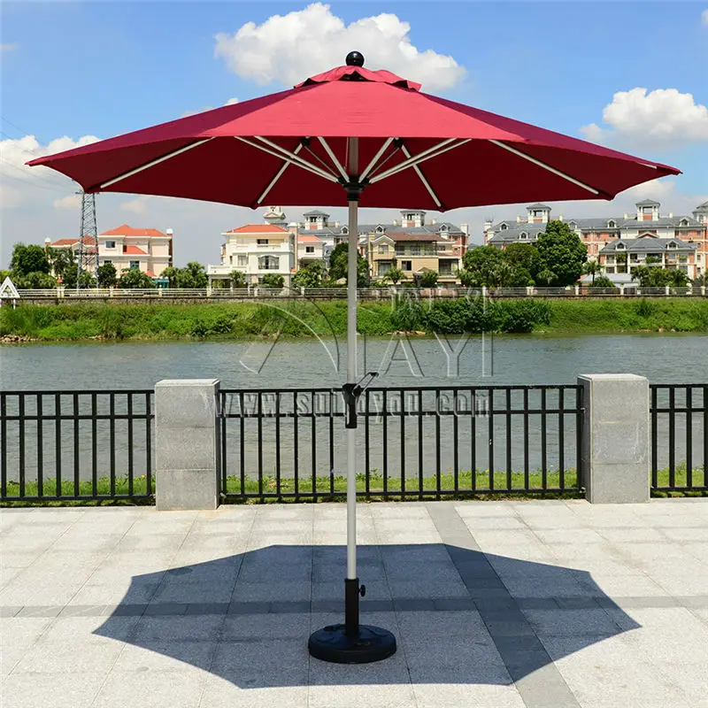 2 7 Meter Aluminium Outdoor Pantai Sun Payung Patio Parasol Kerai Taman Furniture Cover Tidak Ada Dasar Umbrella Patio Sun Umbrella Patiopatio Parasol Aliexpress