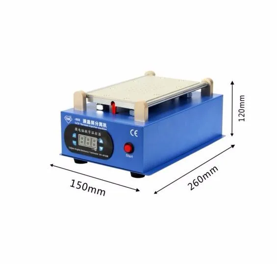 TBK-988 ЖК-экран 7 дюймов ЖК-дисплей отделяющий со встроенным вакуумным насосом сенсорный экран Сепаратор машина для ремонта мобильного