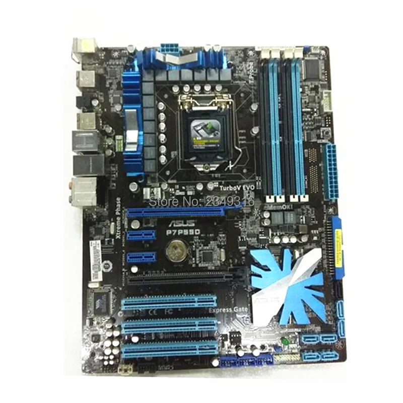

For Asus P7P55D Desktop Motherboard H55 Socket LGA 1156 i3 i5 i7 DDR3 16G ATX Original Used Mainboard On Sale
