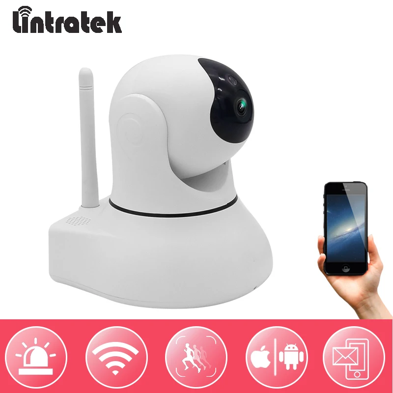 

Lintratek Wireless IP Camera Wifi hd 720P Security Camara Video Surveillance Remote control Camera Motion Detection Baby Monitor