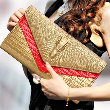 

2019 New Fashion Women Clutch Bag Small Shoulder Bag Alligator Pattern Designer Woman Messenger Bags Ladies Handbag Day Clutches