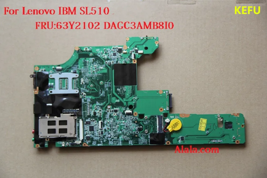 

KEFU For Lenovo laptop SL510 motherboard PGA478MN DDR3 GM45 DAGC3AMB8I0