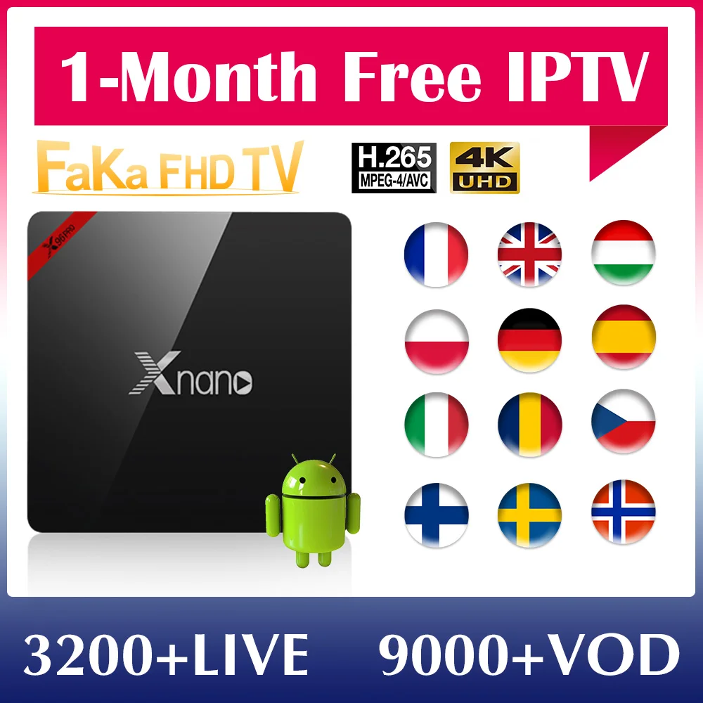 IP tv Италия Франция XNANO 1 месяц бесплатно Канада Португалия Турция подписка ТВ