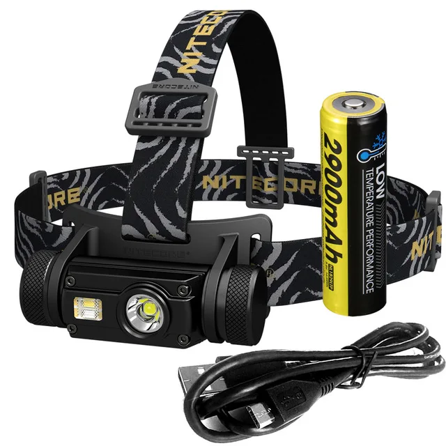 Nitecore hc65 CREE XM-L2 U2+ CRI+ красный светодиод 1000lm USB Перезаряжаемые фар